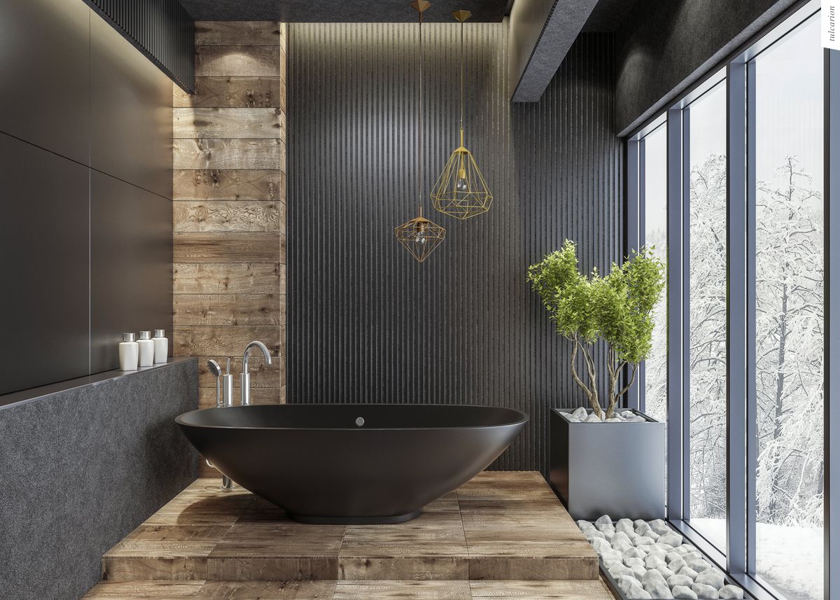 Salle de bain bois - Une décoration chaleureuse