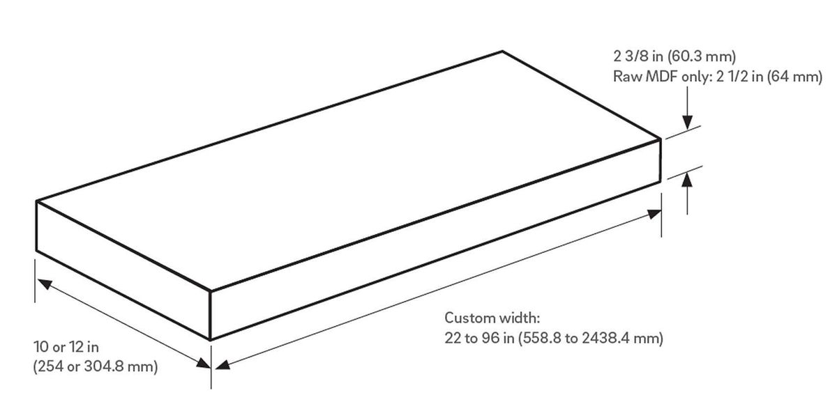 REHAU Floating Shelves Millwork & REHAU