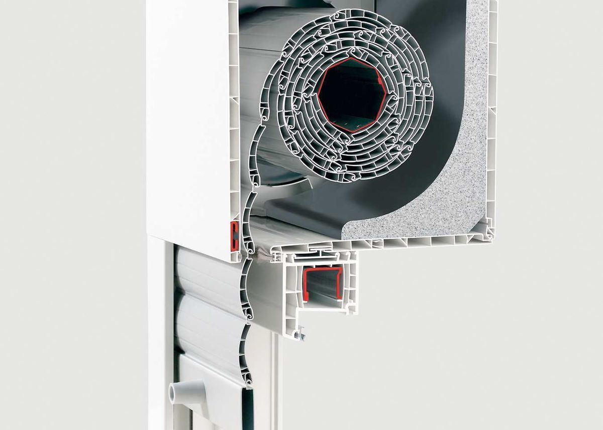 Roller Shutter System, PVC Front Mount REHAU